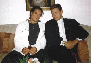 mit meinem Bruder Boris, 1997